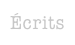 Écrits